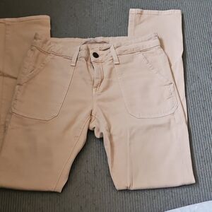 Vince Light Peach/Tan Cotton-Lycra Pants